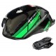 Black and green fuel tank for Ranger Classic moped