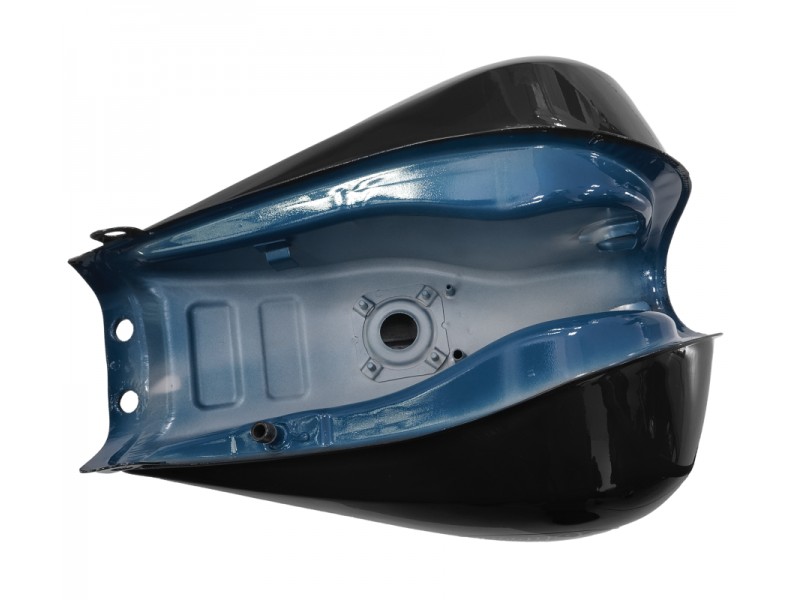 Black fuel tank for Classic 125 motorcycle , injection