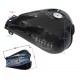 Black fuel tank for Classic 125 motorcycle , injection