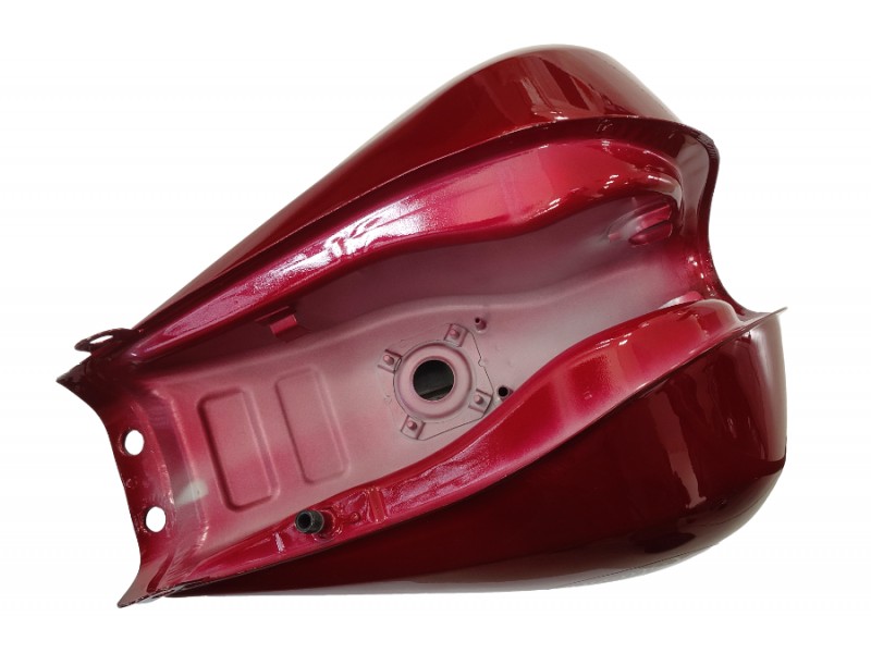 Red fuel tank for Classic 125 motorcycle , injection