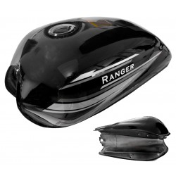 Black fuel tank for Ranger Classic (E4) moped Black fuel tank for Ranger Classic (E4) moped
