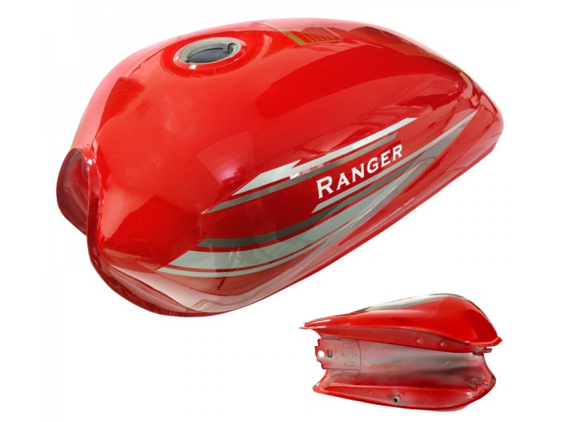 Red fuel tank for Ranger Classic (E4) moped