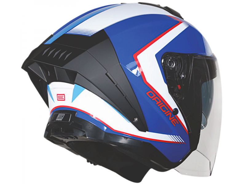 Kask ORIGINE APRICA ESSENTIAL gloss red blue XXL