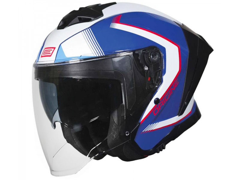 Kask ORIGINE APRICA ESSENTIAL gloss red blue XXL