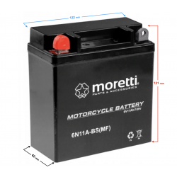 AGM (Gel) 6N11A-4B Moretti Battery
