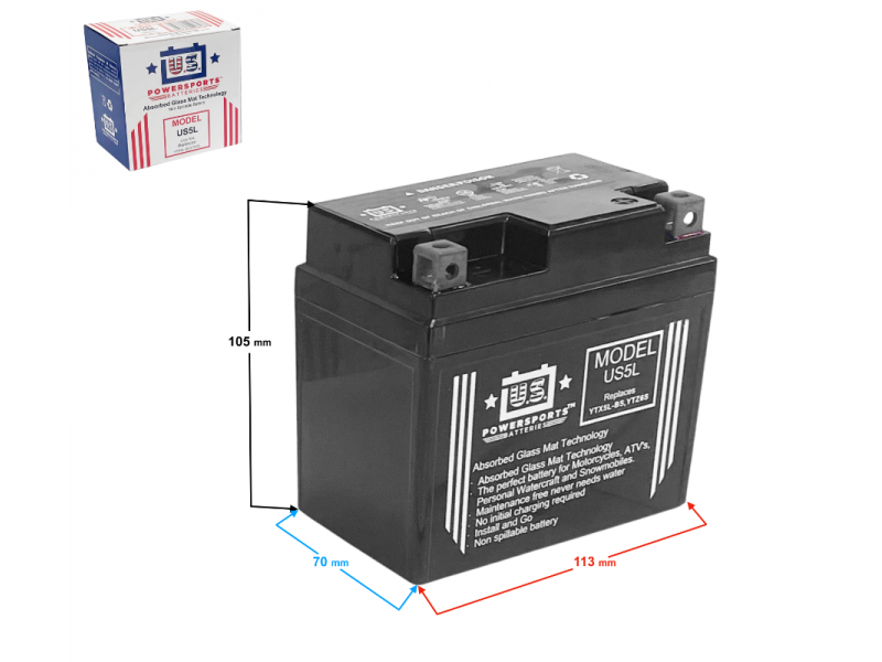 Akumulator AGM US5L
