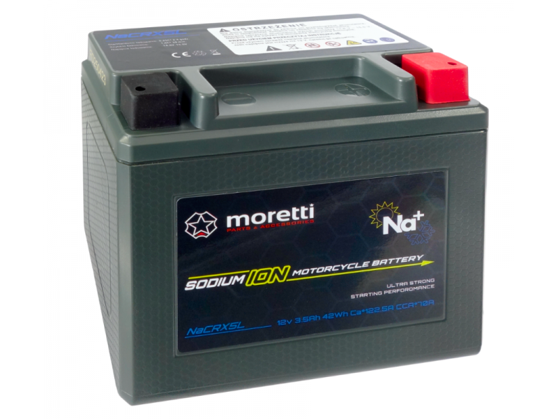 Moretti NaCRX5L sodium ion battery Moretti NaCRX5L sodium ion battery