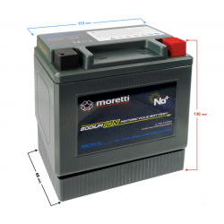 Moretti NaCRX7L sodium ion battery
