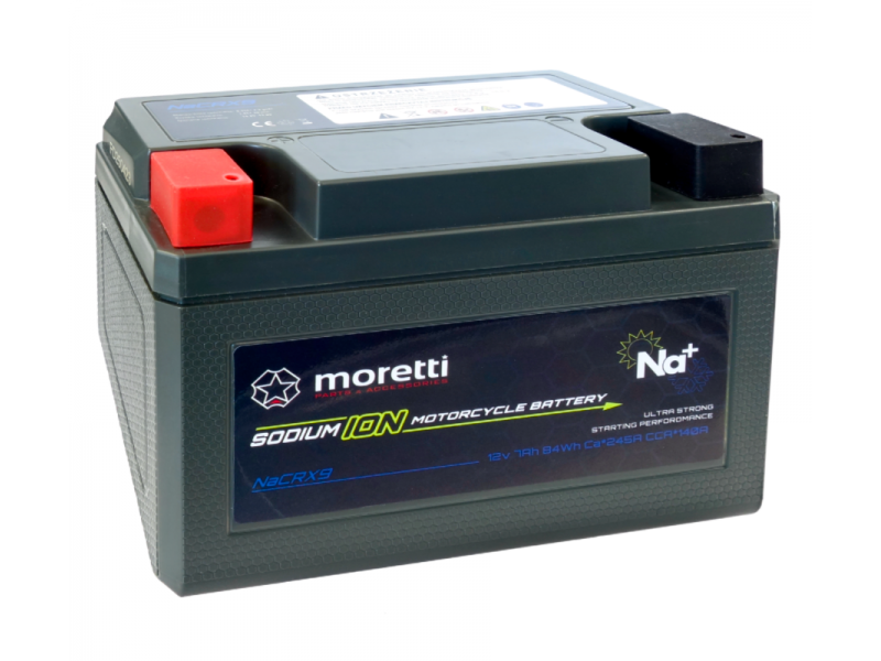 Moretti NaCRX9 sodium ion battery Moretti NaCRX9 sodium ion battery