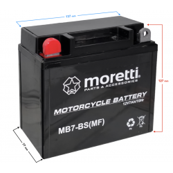 AGM (Gel) MB7-BS Moretti battery