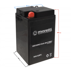 AGM battery (Gel) B49-6 Moretti AGM battery (Gel) B49-6 Moretti