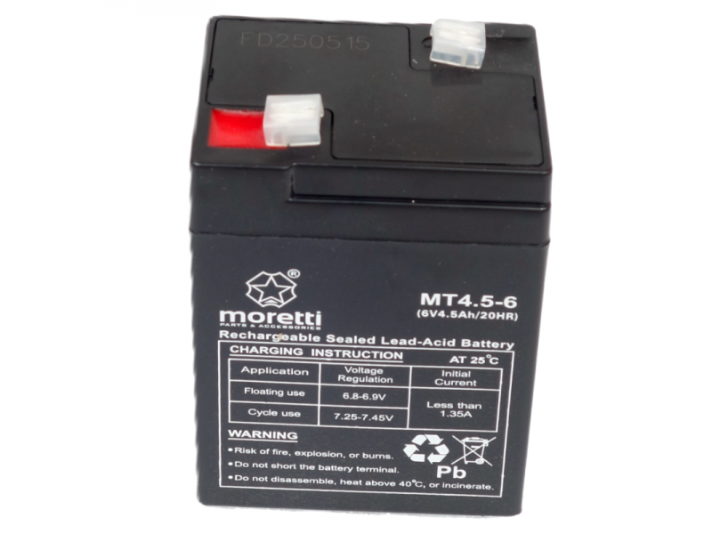 Akumulator Moretti UPS MT4.5-6