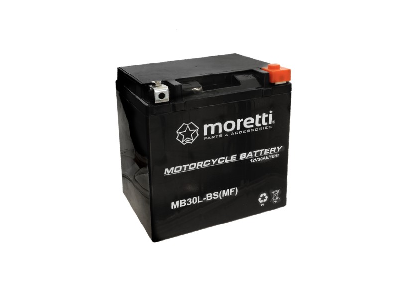 AGM MB30L-BS 12V 30Ah Moretti battery