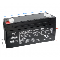 Akumulator Moretti UPS MT3.2-6