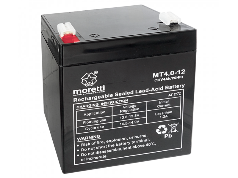 Akumulator Moretti UPS MT4.0-12 Akumulator Moretti UPS MT4.0-12