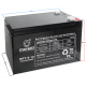 Akumulator Moretti UPS MT7.0-12
