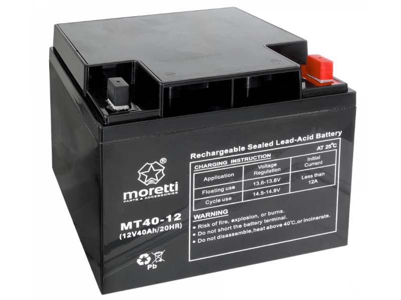 Akumulator Moretti UPS MT40-12