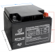 Akumulator Moretti UPS MT40-12
