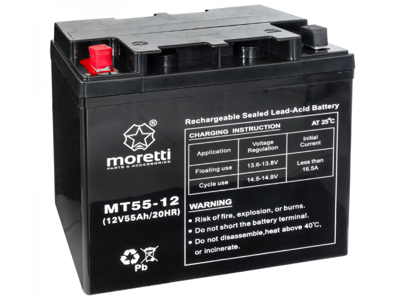 Akumulator Moretti UPS MT55-12