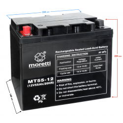 Akumulator Moretti UPS MT55-12