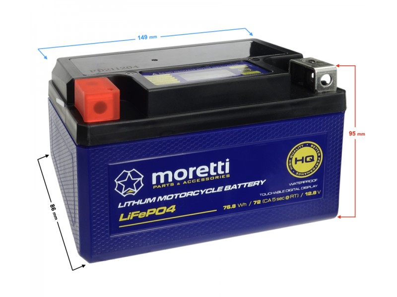 MFPX7A Moretti lithium-ion battery