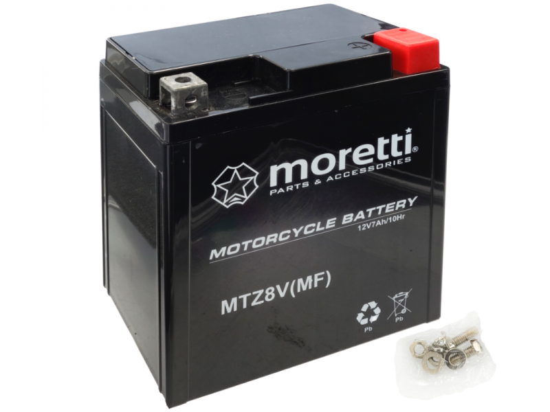 AGM (Gel) MTZ8V Moretti Battery