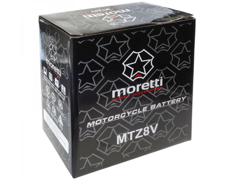 AGM (Gel) MTZ8V Moretti Battery