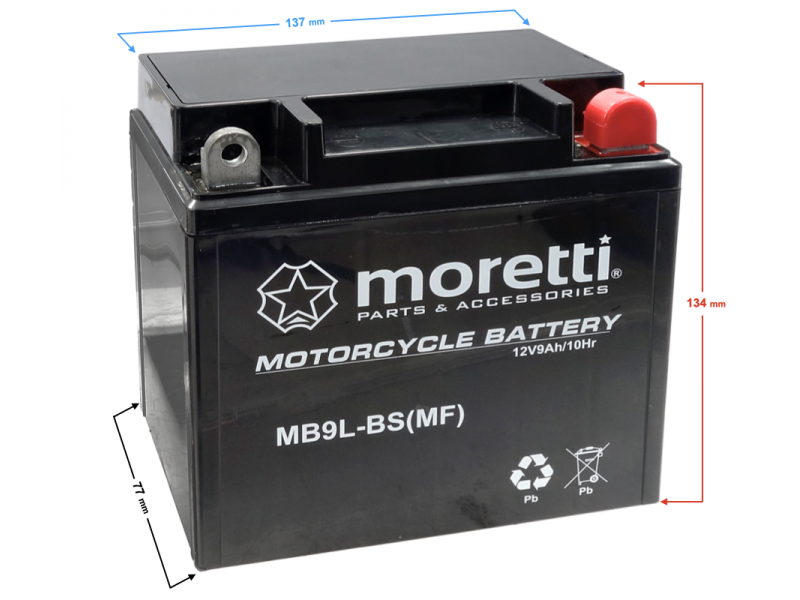 AGM (Gel) MB9L-BS Moretti Battery