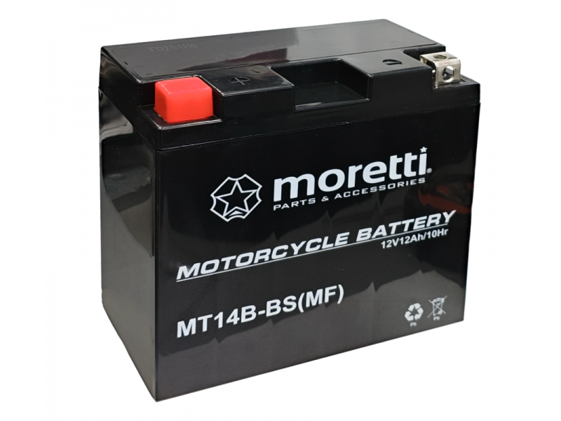 AGM (Gel) MT14B Moretti Battery AGM (Gel) MT14B Moretti Battery