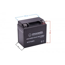 AGM (Gel) MTZ7S Moretti Battery AGM (Gel) MTZ7S Moretti Battery