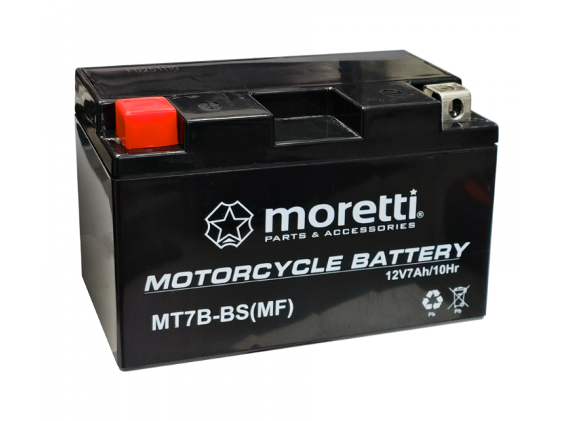 AGM (Gel) MT7B-BS Moretti Battery