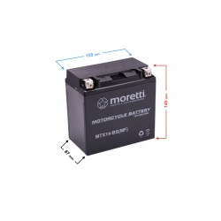 AGM (Gel) MTX14-BS Moretti Battery
