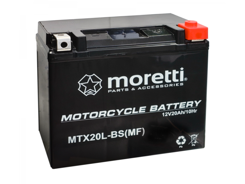 AGM (Gel) MTX20L-BS Moretti Battery