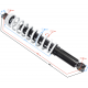 Front shock absorber ATV Rocky 125