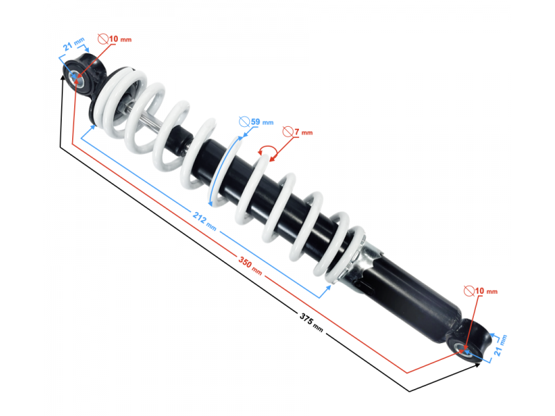 Front shock absorber