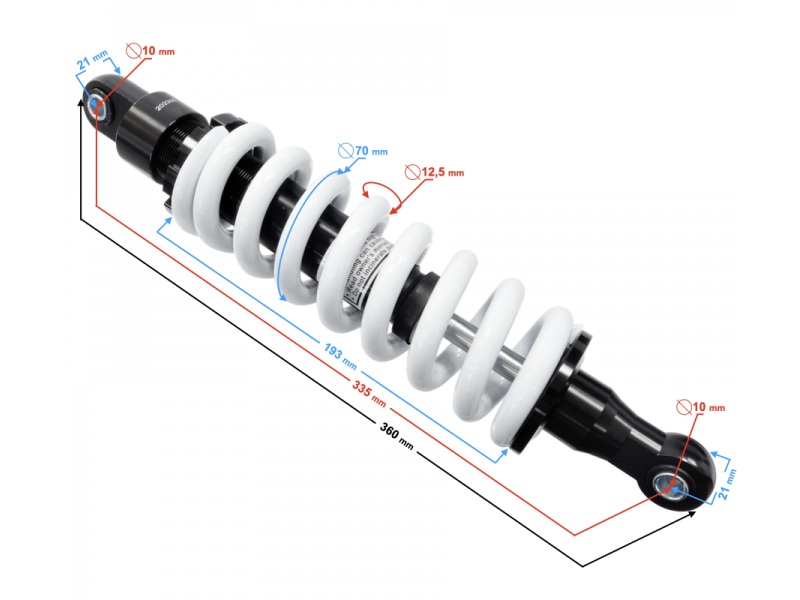 Rear shock absorber NXT125