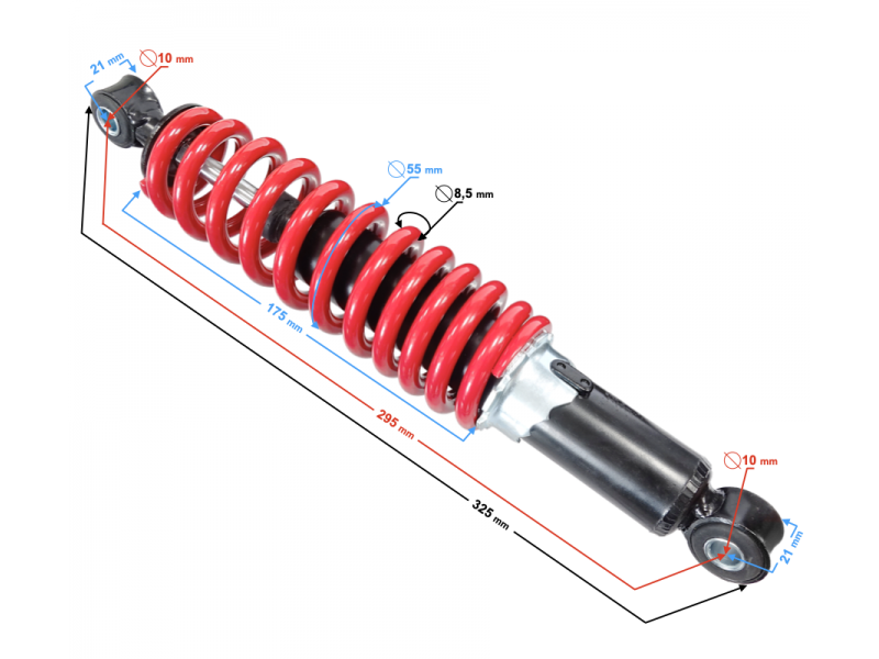 Front shock absorber T-rex 125