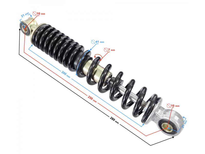 Front shock absorber Quatro Front shock absorber Quatro