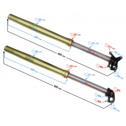 DB250 MZK front shock absorbers (set)