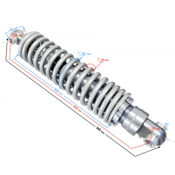 Rear shock absorber Discover 200