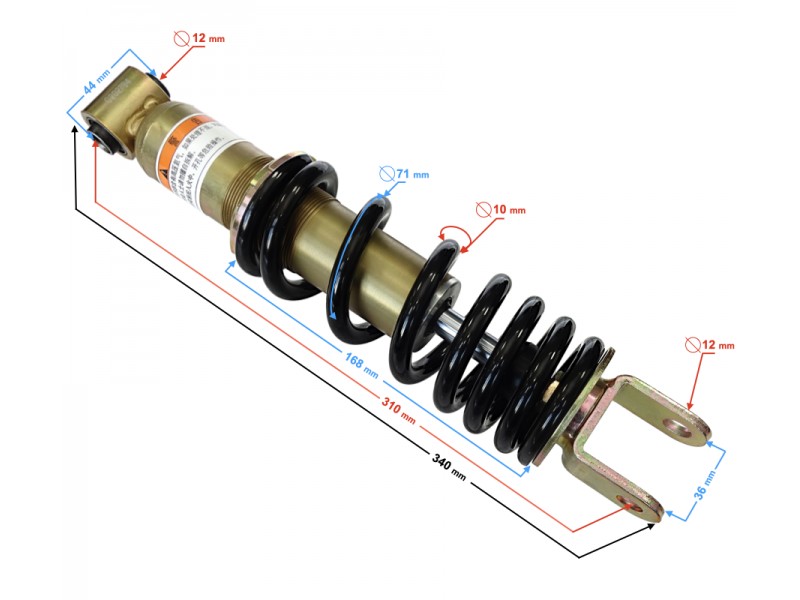 Rear shock absorber Blade R Rear shock absorber Blade R