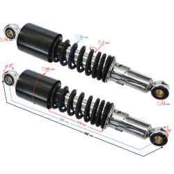 Rear shock for Volcano 50