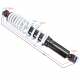 Front shock absorber ATV Eagle white Front shock absorber ATV Eagle white
