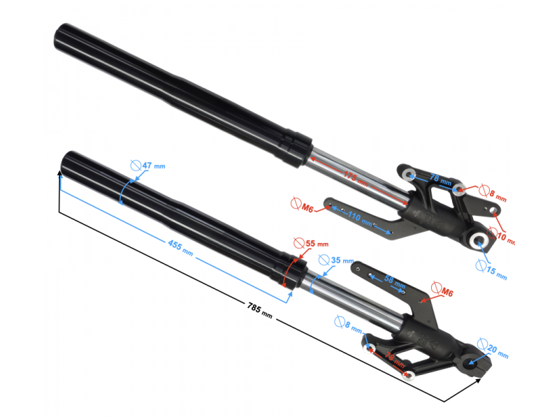 Right front shock absorber VOGE 300AC