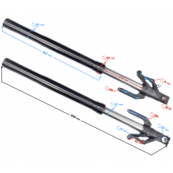 Front shock absorbers VOGE 650DS