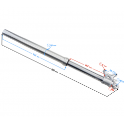 Shock absorber front left VOGE 300 Rally