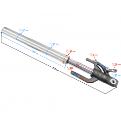 Shock absorber front right VOGE 125R