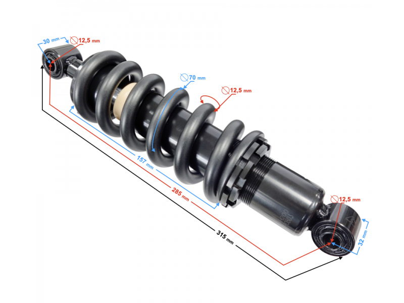Shock absorber rear VOGE 125R