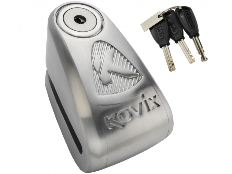 Stainless Steel Disc Lock with alarm KOVIX KAL14 Stainless Steel Disc Lock with alarm KOVIX KAL14