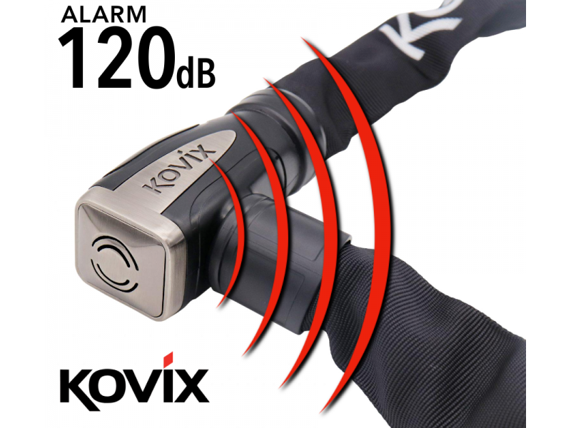 Safety chain with alarm KOVIX KCL8-120 Safety chain with alarm KOVIX KCL8-120